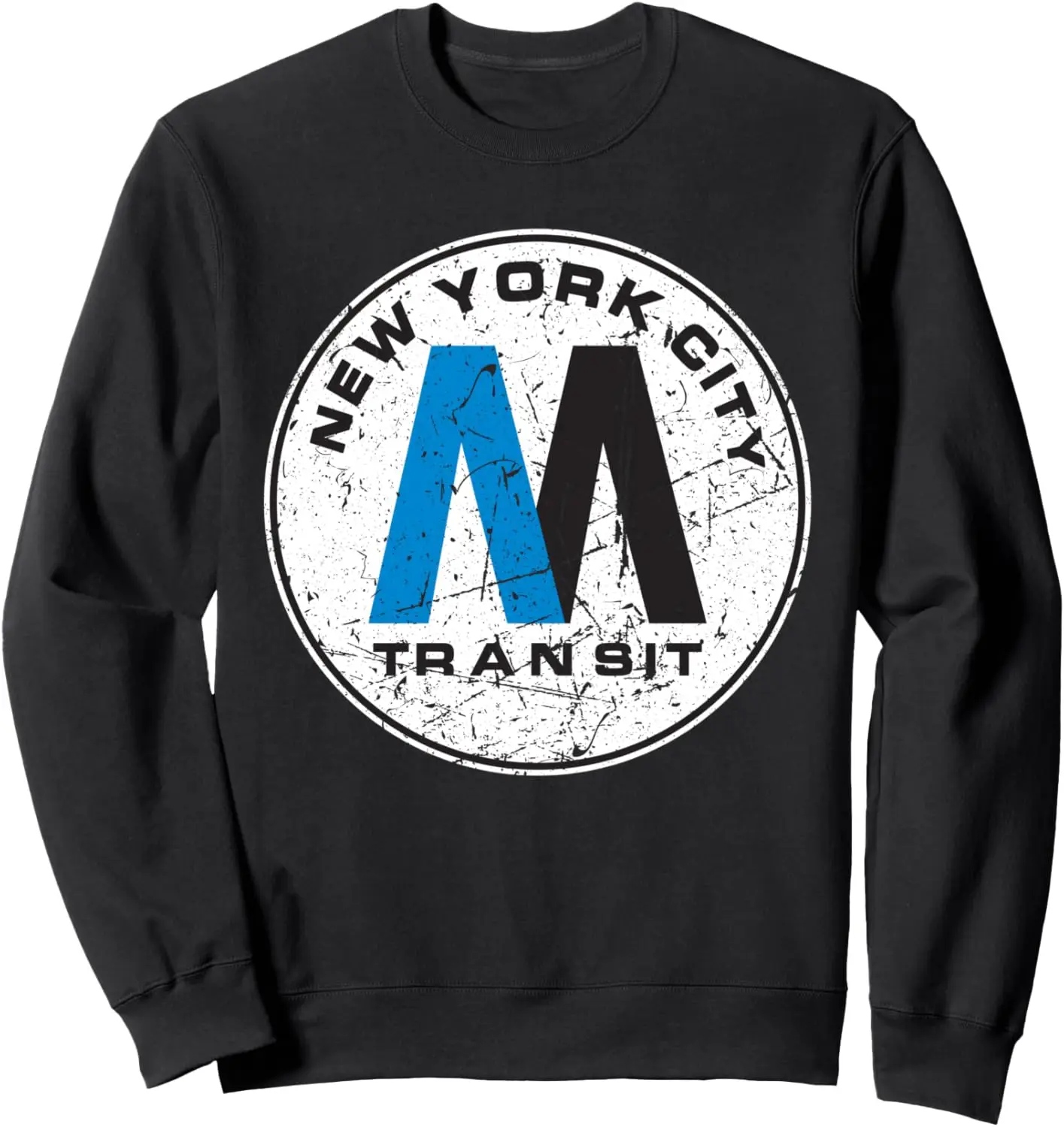 New York City Transit MTA Subway Train Retro New York Subway Sweatshirt