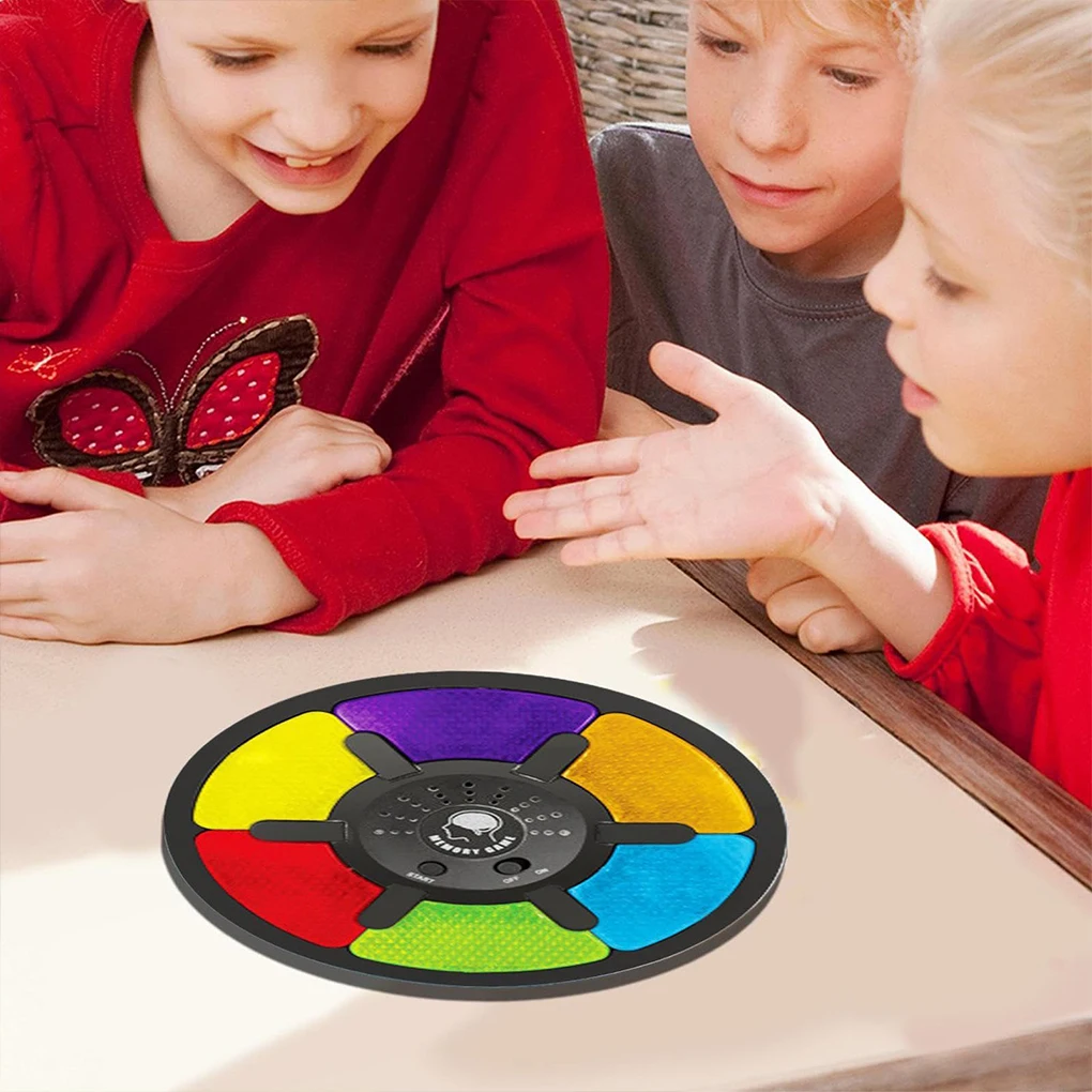 Memory Game Machine Handheld Electronic Memory Game with Light and Sound Puzzle Creative Interactive Game Toy Memory Training