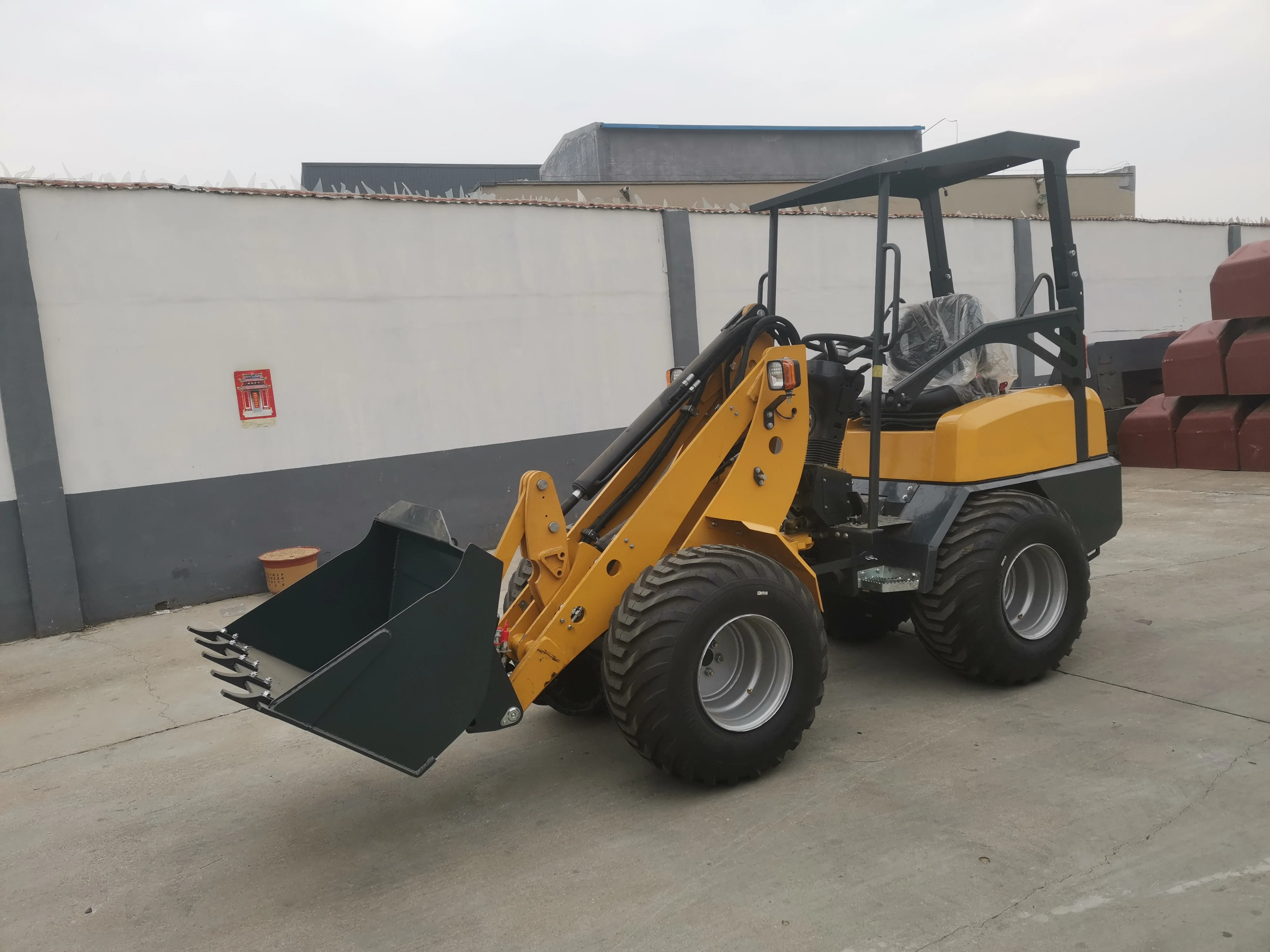

Mini Wheel Loader with Telescopic Arm EPA Engine Diesel Front End Loader Core Component for Sale