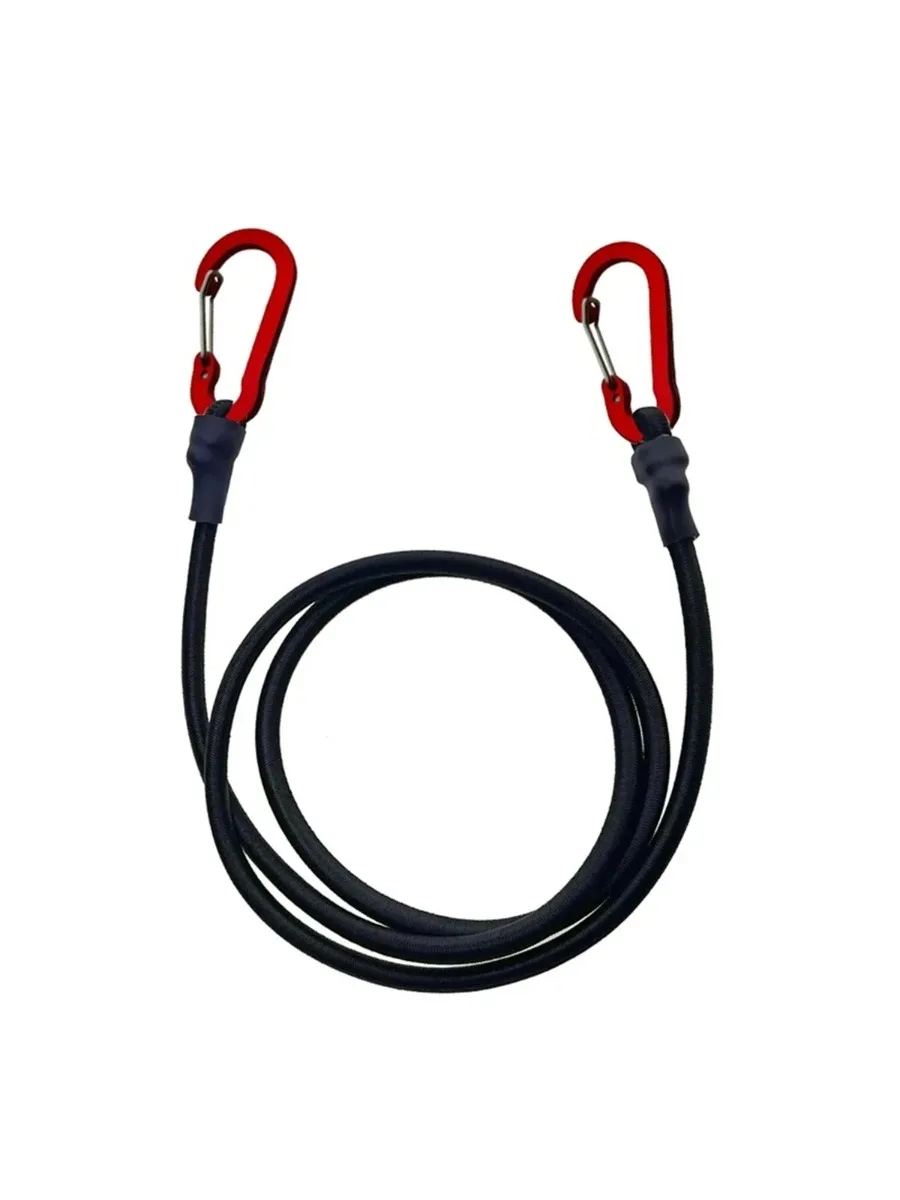 AliExpress Heavy Duty Bungee Cord Elastic Tie Strap String Carabiner Hooks Kayak Cycling Luggage Packing Ropes Camping Accessories