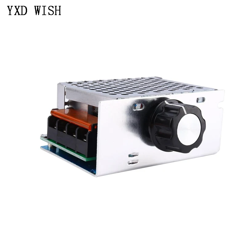 4000W 220V AC SCR Voltage Regulator Motor Speed Controller Dimmers Electronic Volt Regulator Dimmer Thermostat Regulator