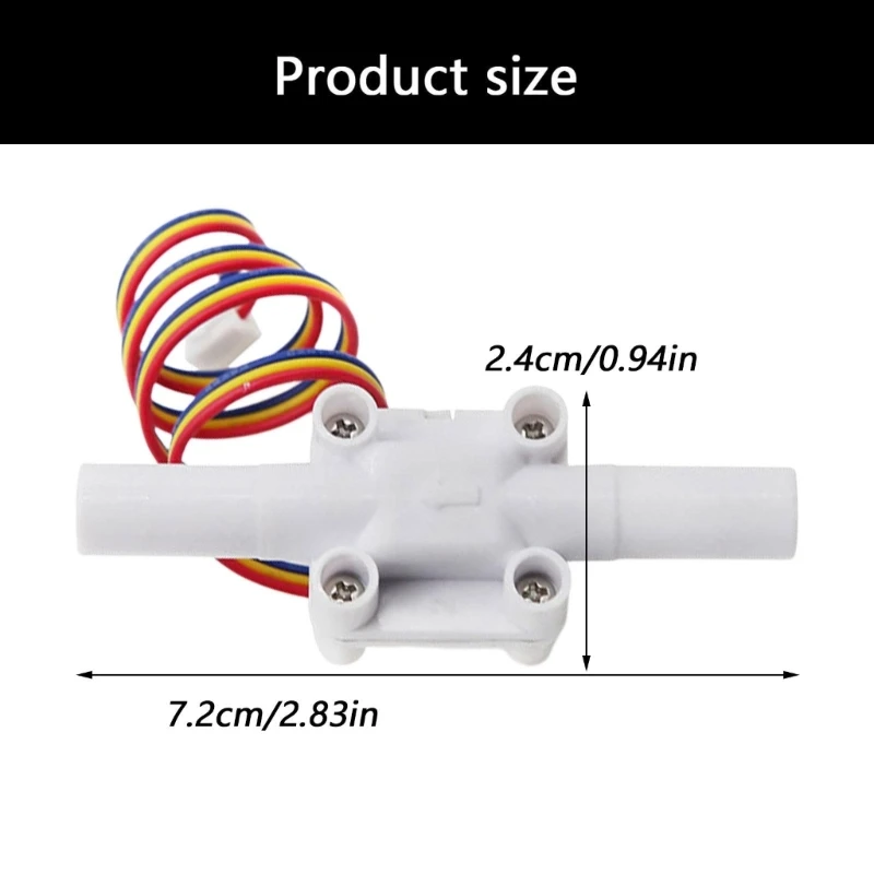 203F Accurate Widely Compatible Quick Connection Hall Effect Flows Meter for Coffee Machine and Dispenser Drinking Water System