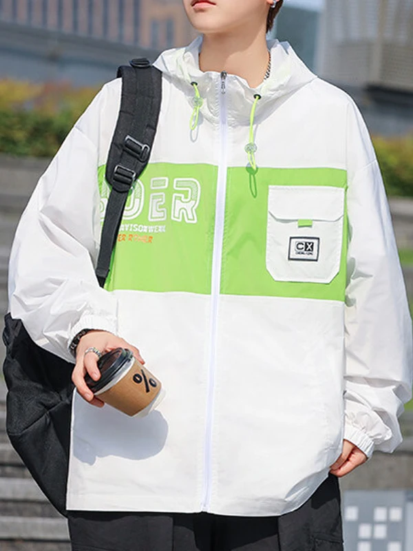 

Ультратонкий дышащий летний солнцезащитный джет из ледяного шелка для мужчин, молодежная верхняя одежда для старшеклассников, полиэфирное волокно, молния...