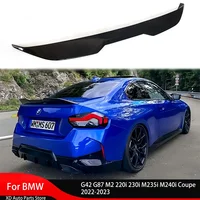 MpStyle-alajes para maletero trasero, Kits de carrocería Exterior para BMW G42 G87 M2 220i 230i M235i M240i Coupe 2022-2023, labio de ala fija trasera