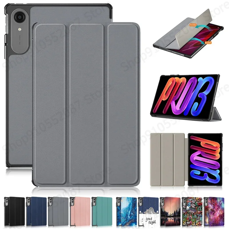 For Lenovo Xiaoxin Pad Pro 13 Case TB376FC Trifold Magnetic Leather Hard Smart Cover For Xiaoxin Pad Pro GT 13 inch TB378FC Case