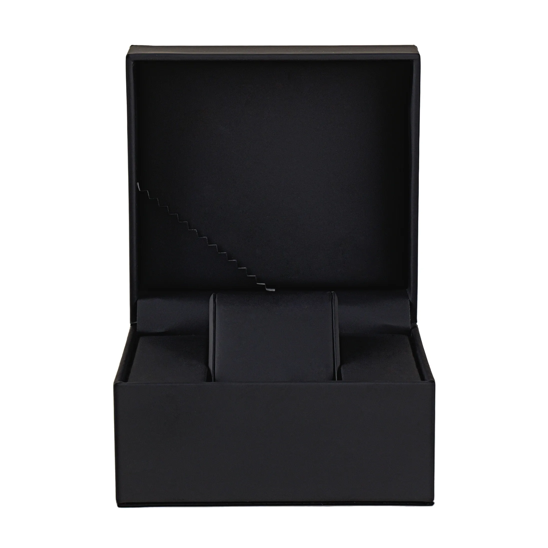 Exquisite High-quality Black Watch Case Box Free Customized Logo Perfect for Personal Gifts Business Needs Travel Organization