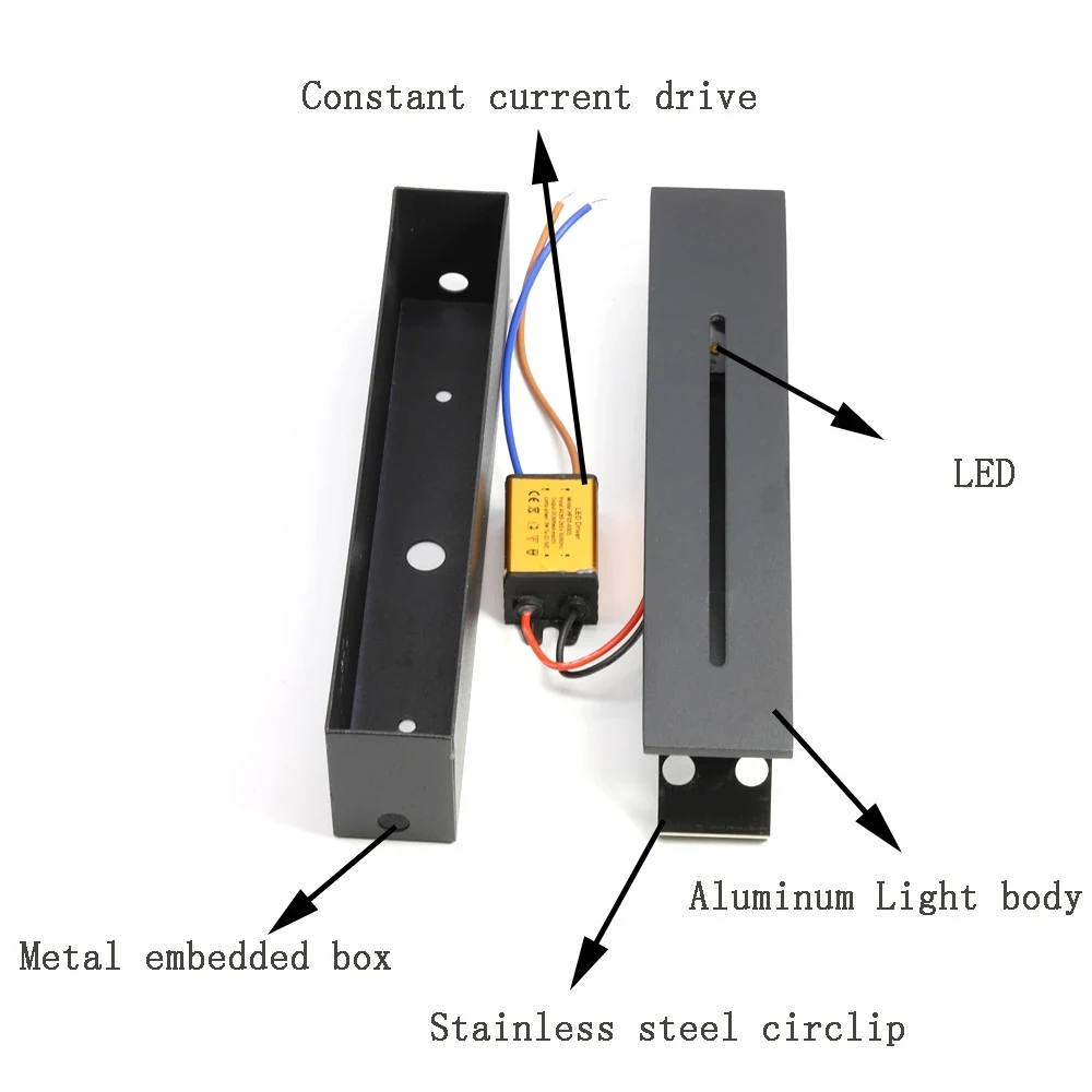 防水LEDウォールライト,廊下,家,階段,AC85-265V