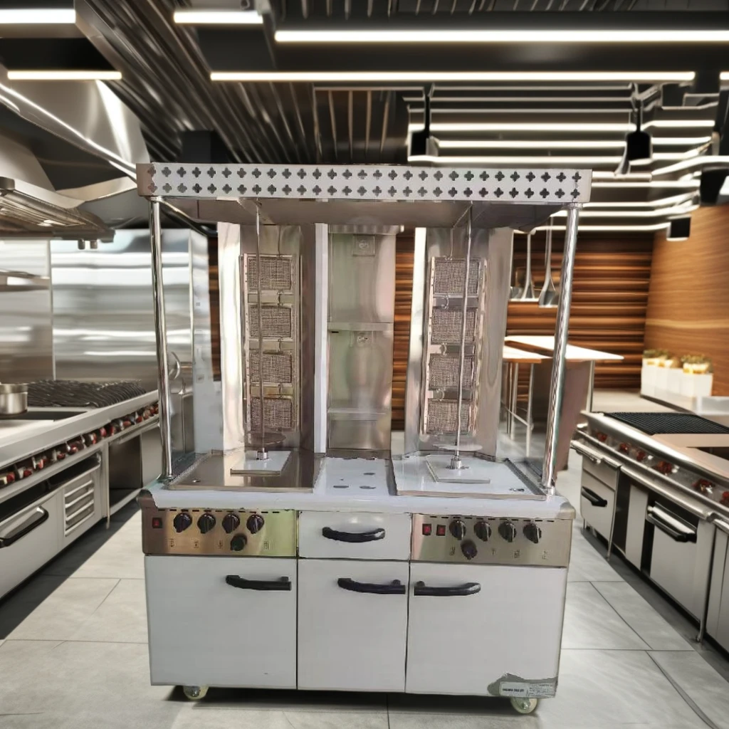 Best Price Shawarma Machine Gas Doner Kebab Machine Shawarma Rotisserie Machine Grill Middle Eastern For Sale