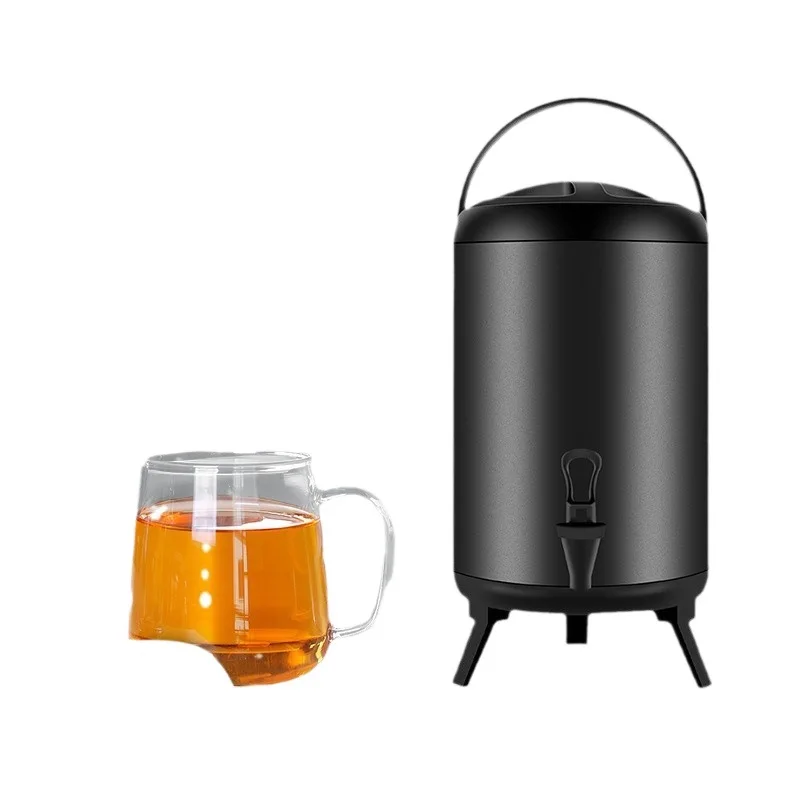 

Commercial soy milk tea liquid stainless steel foam double layer