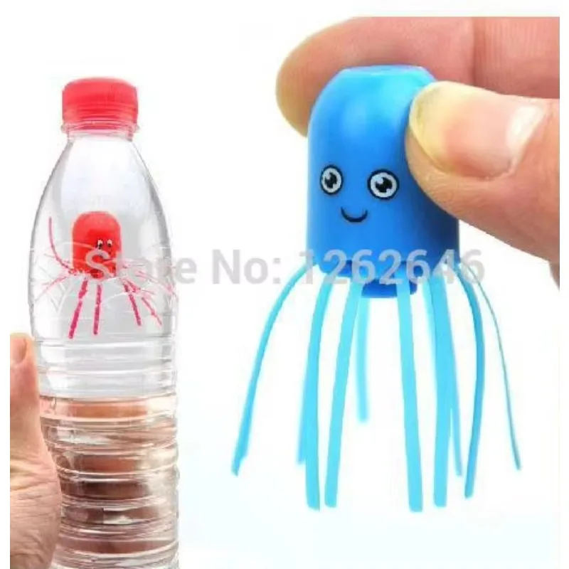 5 Pcs/Lot Magic Octopus Amzing Funny Magic Tricks Ocean Float Spin Dance Jellyfish Cute Science Toy Best Gift Magia Props Funny