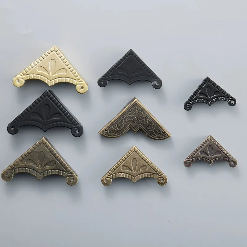 1PC Holz Box Protector Buch Album Menü Ordner Ecke Protektoren, Alte Muster Malcomputer