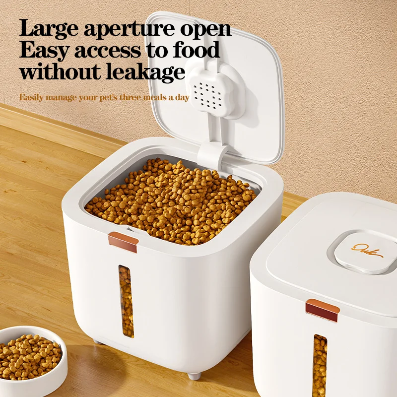 

Pet food storage pail Large storage pail food sealed moisture-proof cat food storage cat food dog food
