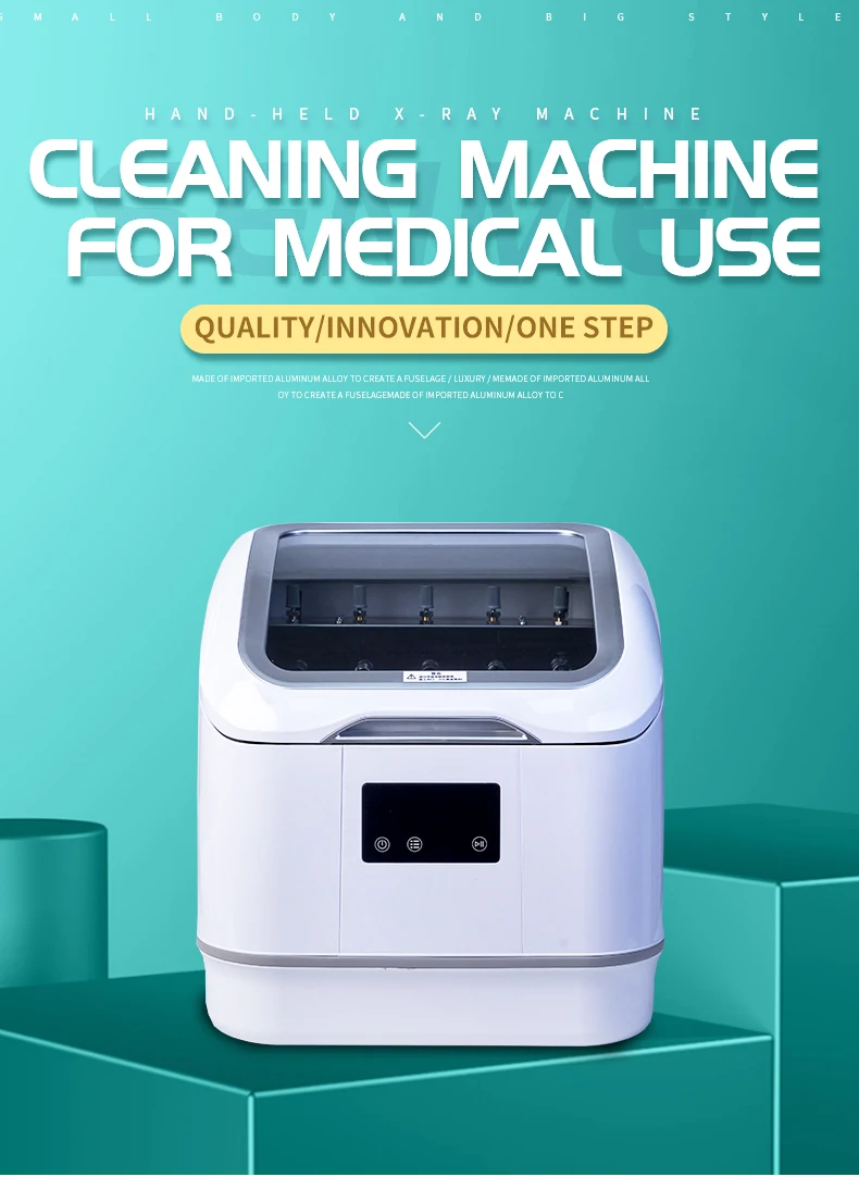 16 Min Automatic High-Speed Dental Handpiece Cleaning Machine with Integrated Lubrication  Lubricant Cleaner 15 Holes