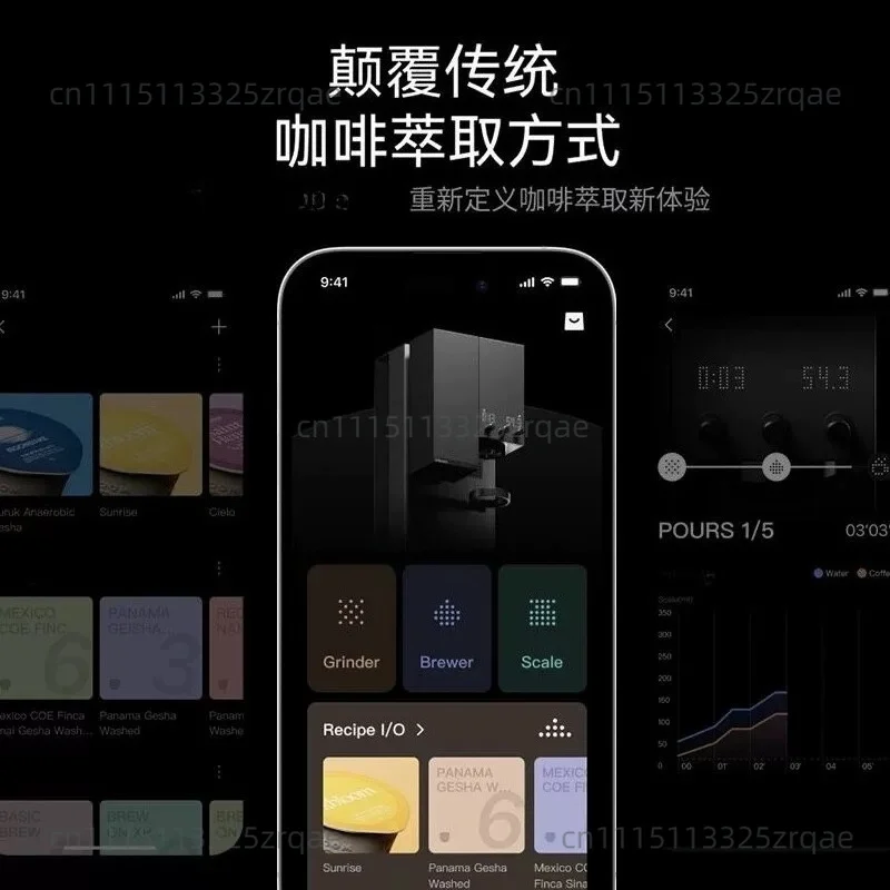 Automatic hand-brewed coffee machine Capsule coffee machine Grinding integrated household