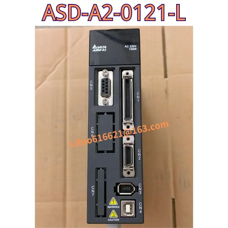 Usado Servo Driver Original, ASD-A2-0121-L, 100W, Teste Funcional OK