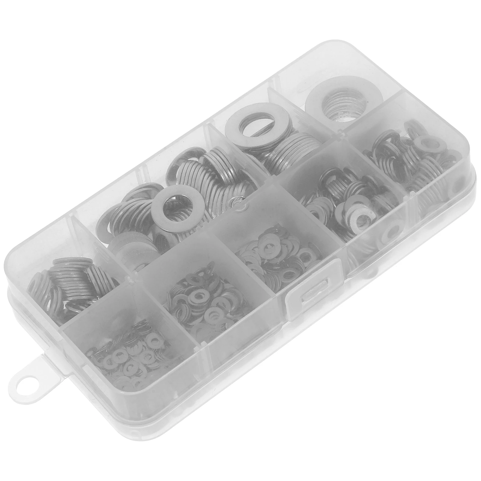 

800pcs Stainless Steel Flat Washers Assortment Kit 304 Metal Washers For Screws Bolts Home Factory Industrial Use Washer Set