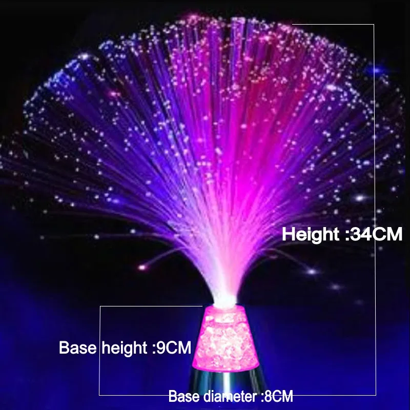 LED Fiber Optic lamp Festive Atmosphere Lamp Iantern Starry Wedding Party Christmas Decoration Home Decoration