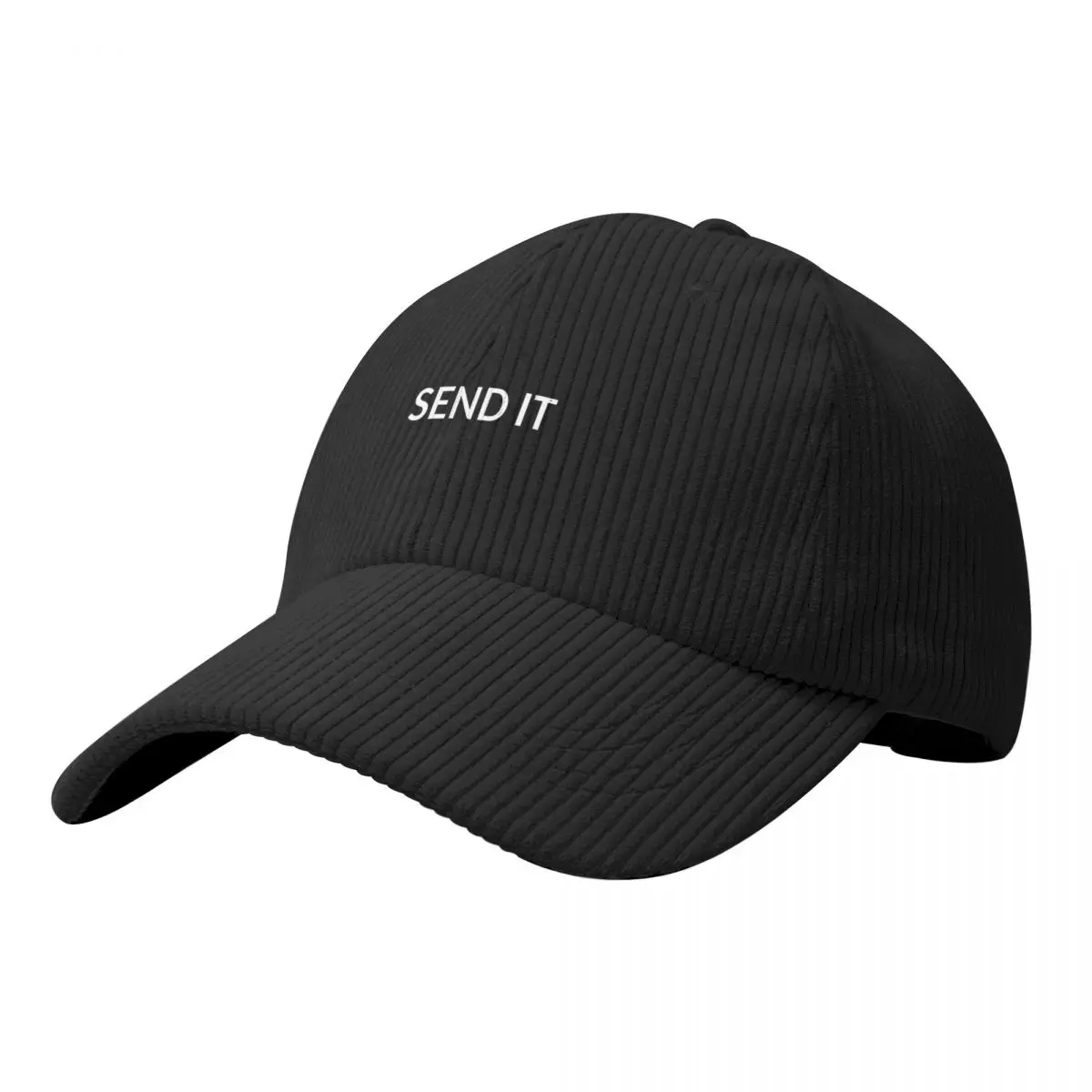 White Send It Baseball Cap Thermal Visor beach hat Women Men's