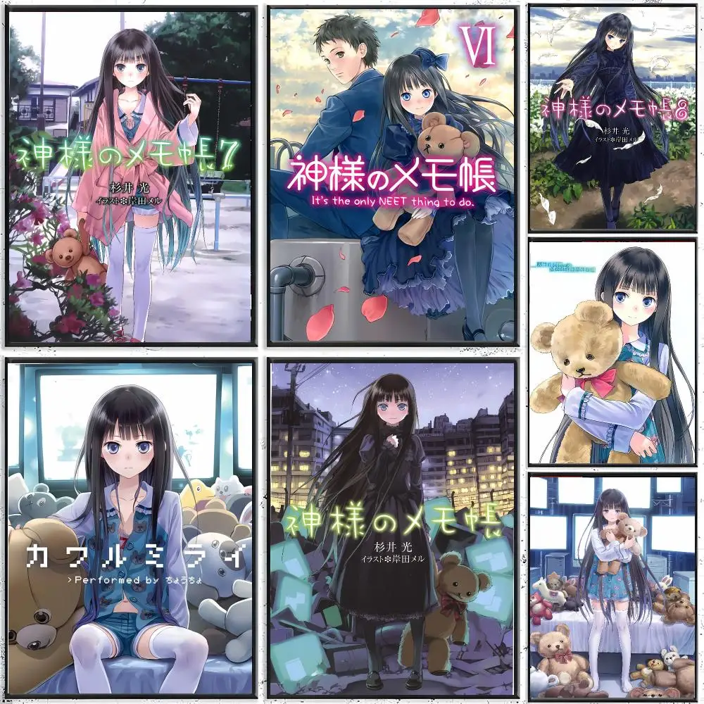 Mystery Anime H-Heavens Memo Pad Poster Modern Indoor Wall Decor & Aesthetic Home Space Design