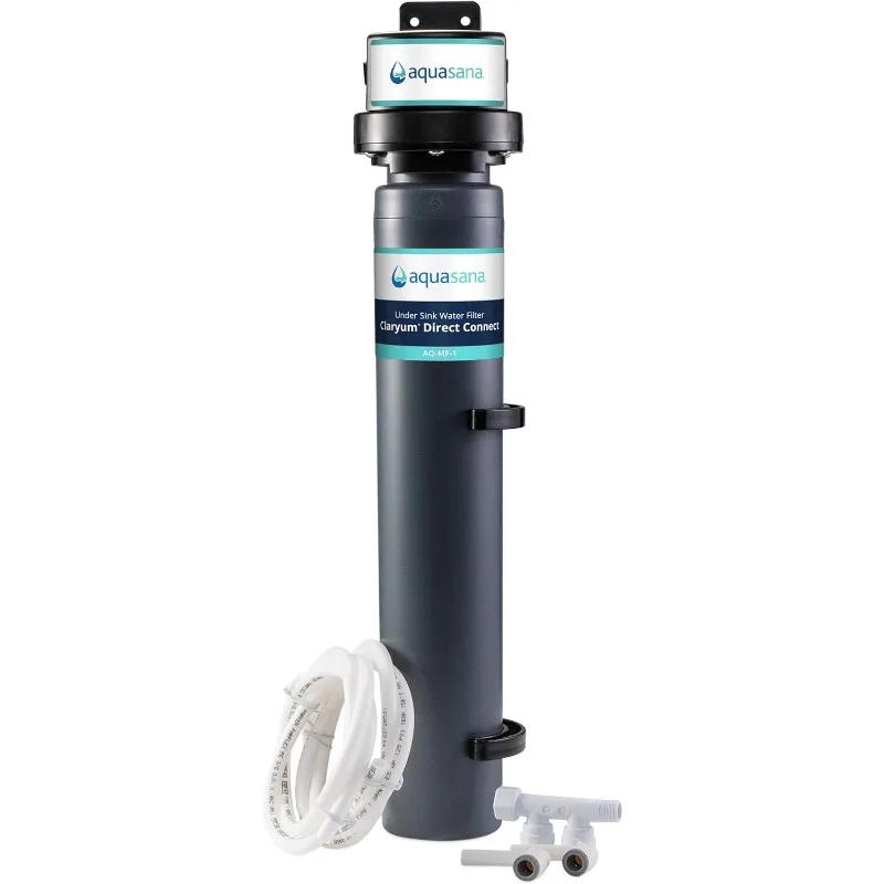 Aquasana Under Sink Water Filter - Reduces 99% of 78 Contaminants Including Chlorine & Lead from Tap Water