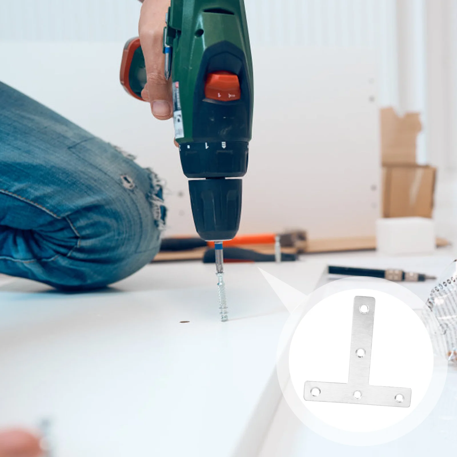 

10Pcs Stainless Steel Fixed Plate Durable Steel Corner Brace 80mm 80mm Angle Bracket Connector Repair Sheet Angle Bracket