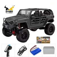 RC Crawler 4x4 Car MN128 MN82S 2.4G Climbing Buggy Professional with LED Light Full Scale Remote Control Cars Toys for Boys Gift