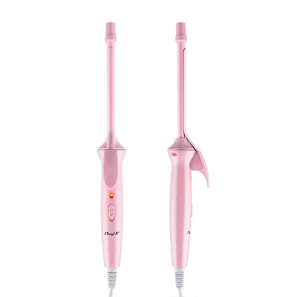 

New Professional Mini Hair Curling Iron Electric Superfine 9mm Curler Wand Small Crimping Iron Curly Tongs Salon Styling Tool