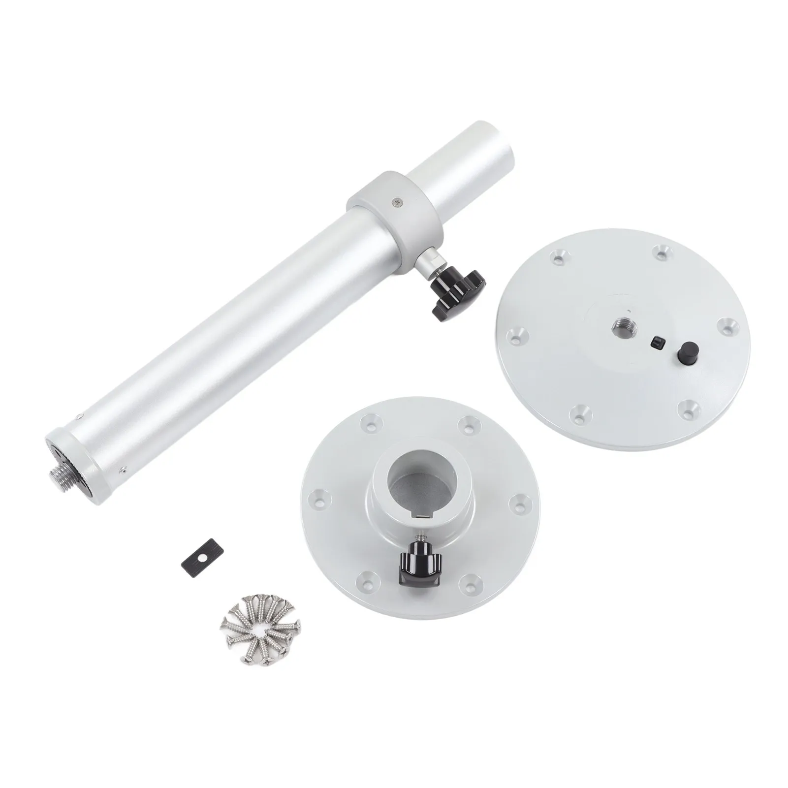 RV Table Pedestal Leg Al Alloy 460-700mm Adjustable 360° Rotatable for RV Camper Caravan Boat Yacht Home RV Table Base Stand