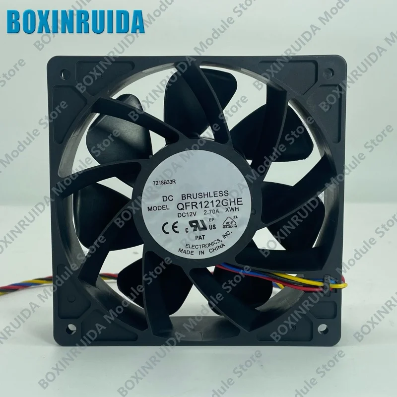 Brand new original QFR1212GHE 12cm 12V 2.7A 12038 Ant S7S9 front and rear universal cooling fan