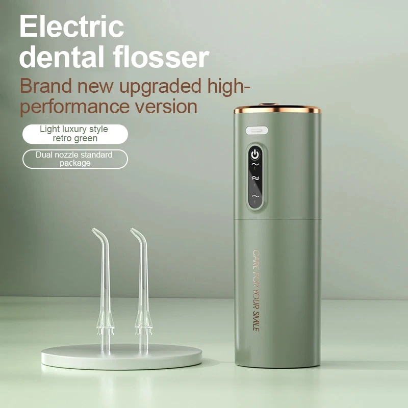Portable Water Floss USB Rechargeable Oral Irrigator 280ML Electric Tooth Cleaning Device 3 Modes Waterproof Irrigator
