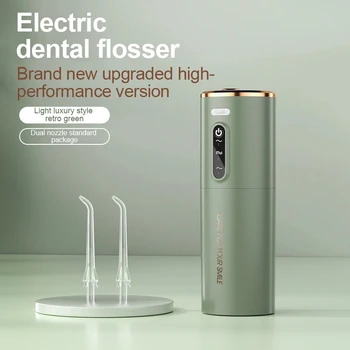 Portable Water Floss USB Rechargeable Oral Irrigator 280ML Electric Tooth Cleaning Device…