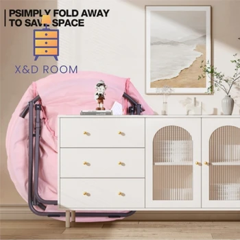 X & D יחיד חדר פנאי עצלן כיסא למבוגרים מרפסת נוף כורסת כורסא גדולה במיוחד קיפול נתיק יחיד