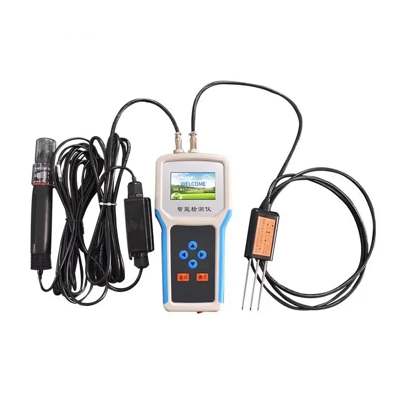 

3-in-1 Multi-Function Handheld Soil Testing Equipment Temperature Moisture Salinity Detector with PH Meter