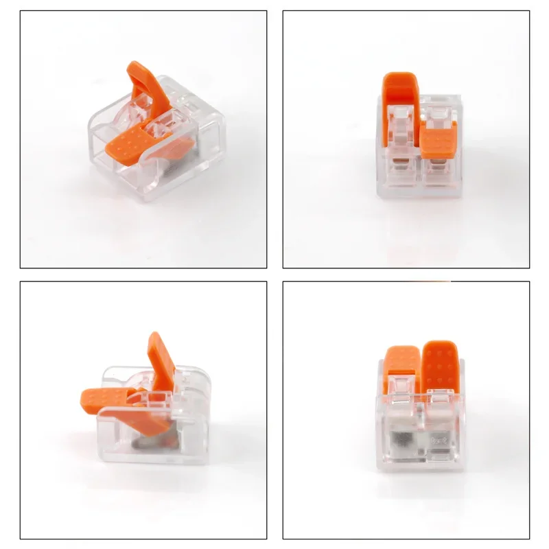 Universal Compact Wiring Cable Connector Push-in Wire Terminal Block Home Electric Led Light 25 Pcs 50 Pcs 100Pcs