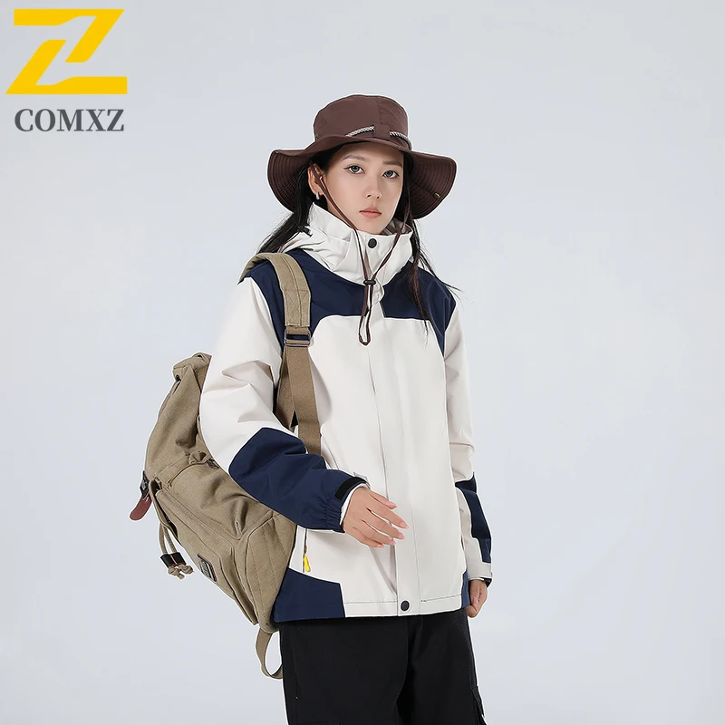 

Charge Jacket Men and Women Windproof Waterproof Three in One Two Piece Set Hooded Jacket Outdoor Camp Hiking Stormtrooper Jacke