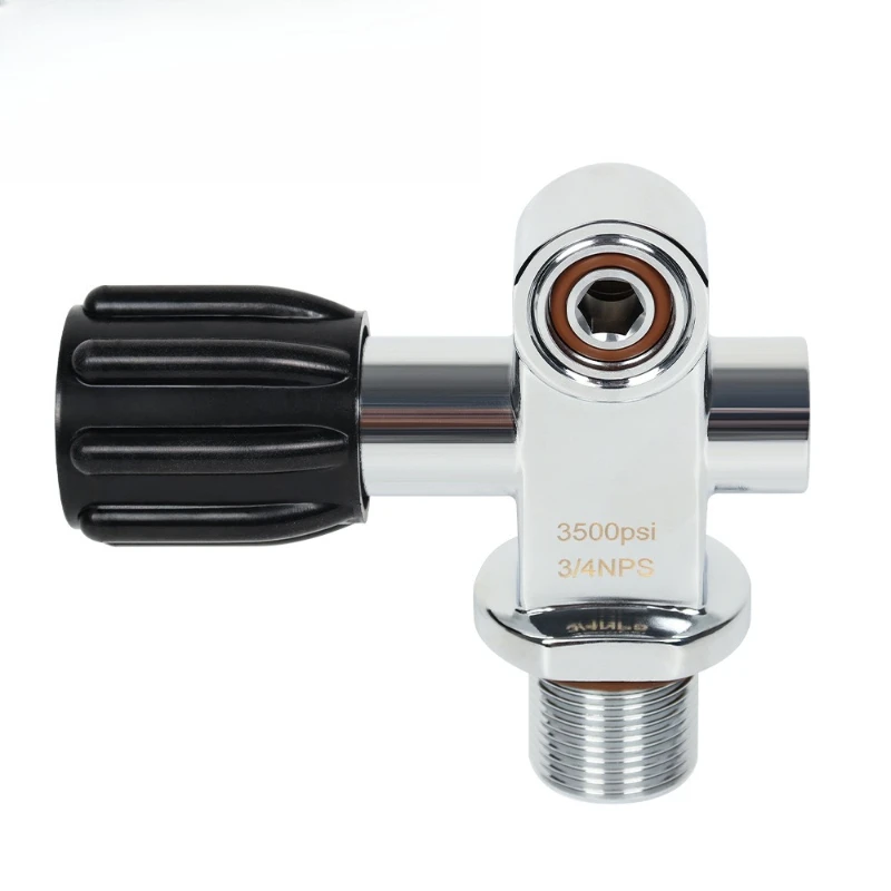 

High pressure gas cylinder valve Fire valve Diving G3/4 Carbon fiber bottle head DIN/YOKE dual purpose