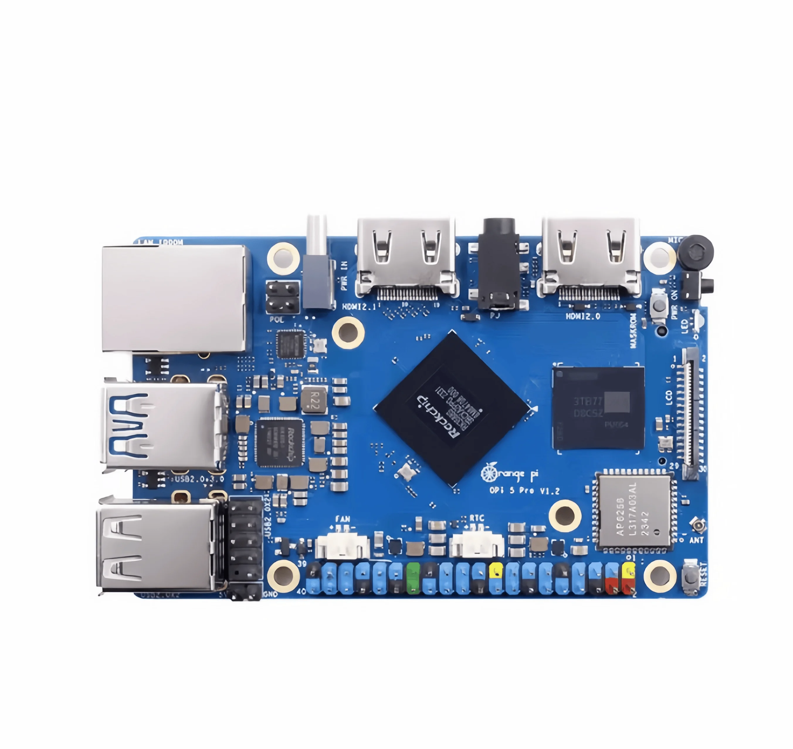 Плата разработки Orange Pi 5PRO LPDDR5 Rockchip RK3588S микрокомпьютер