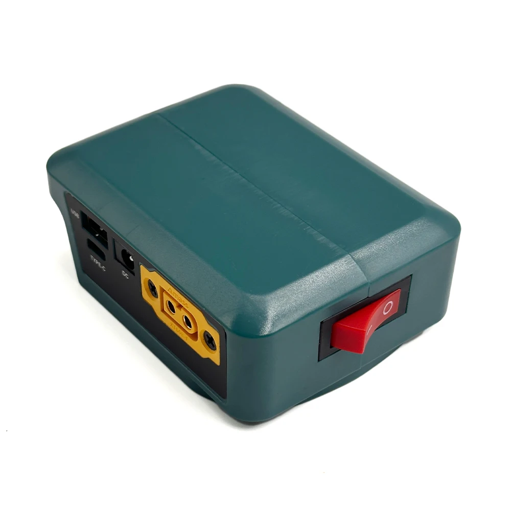 DIY-Adapter für Makita/DeWalt/Milwaukee-Akku, digitale Spannungsanzeige, bidirektionaler Stromwandler, DC XT60 USB, schnelles Aufladen – Detail 6