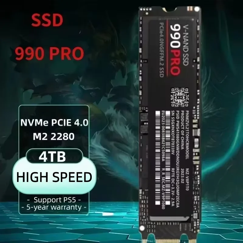 Ultra High Speed NAND Internal SSD 1TB 2TB 4TB M.2 SATA NVMe Hard Drive for Tablet Computers Ultrabooks Lightweight & Portable