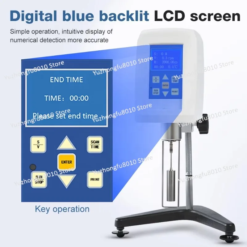 

Digital Viscometer Laboratory 5S/8S/9s Rotational Viscometer Tester Industrial Laboratory Viscometer Analyzer