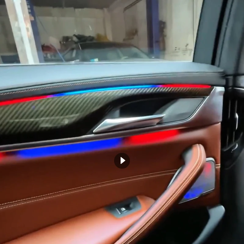 LED Ambient Light For BMW M5 F90 2018 2019 2020 -2023 Interior symphony LED Dashboard Door Atmosphere Lamp screen/APP Control