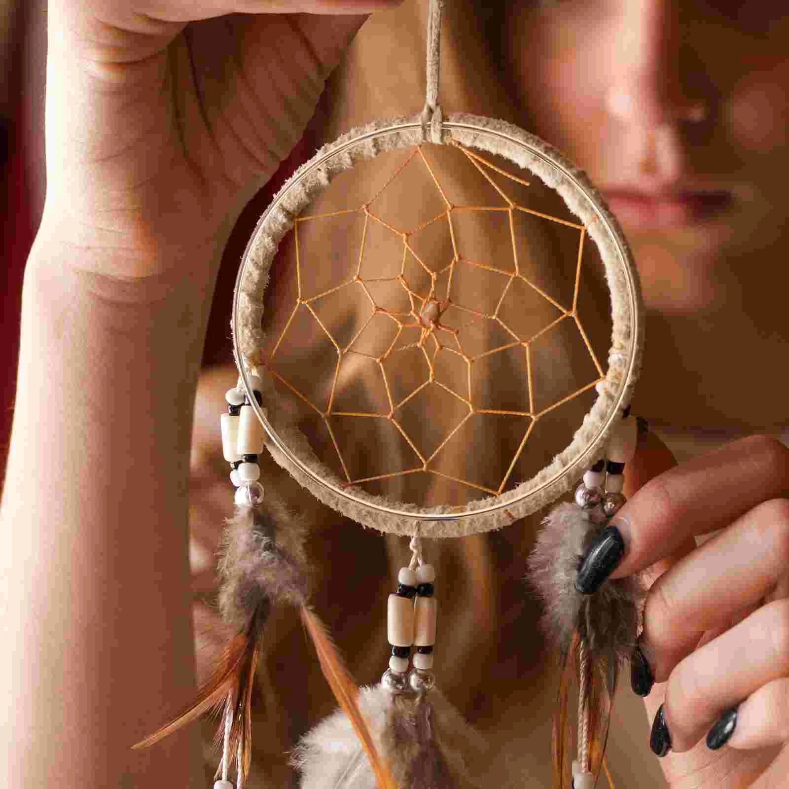 10 Pcs Dream Catcher Hoop Metal Dreamcatcher Rings DIY Hoops Round Craft Gold Frames