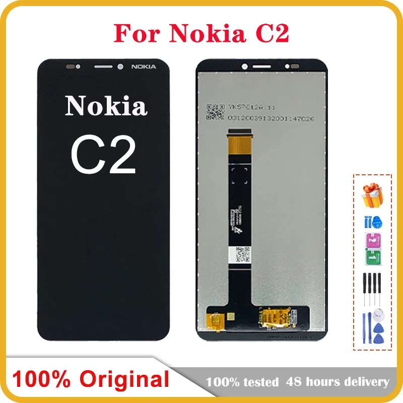 100% Original For Nokia C2 Lcd Display Touch Screen Digitizer