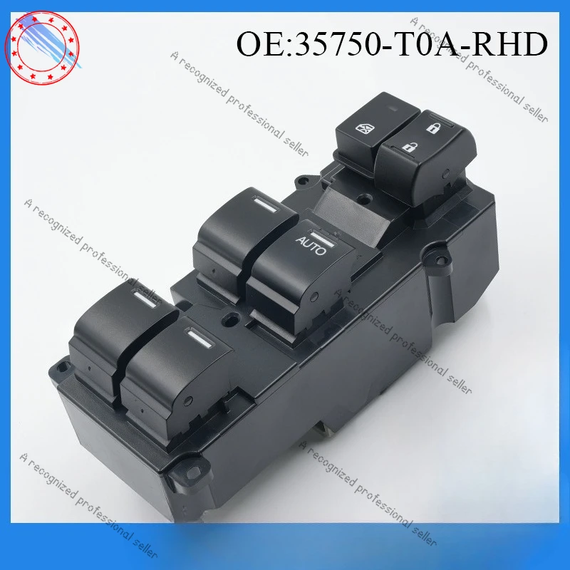

35750-T0A-RHD for Honda, right drive 12-14 CRV CIVIC glass lifter switch