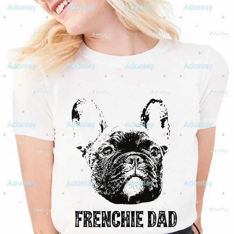 

Frenchie Anatomy of French Bulldog Kawaii Animal Harajuku женские футболки топ повседневные модные топы женская футболка