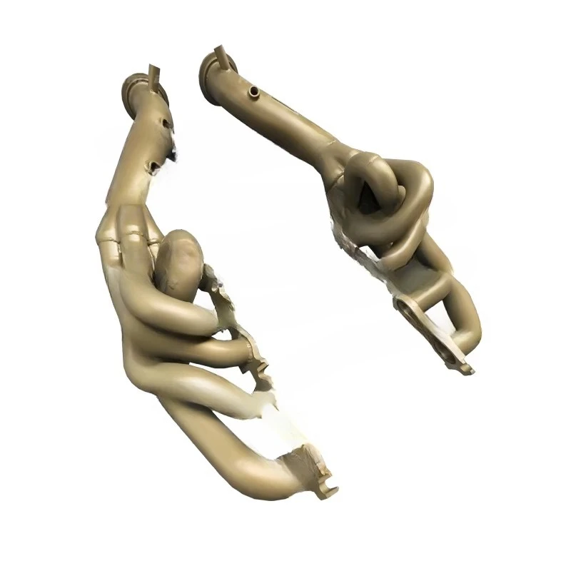Exhaust Manifold Head for  Huracan EVO 5.2 2019-2024 High Flow Direct Exhaust Pipe with Heat Shield