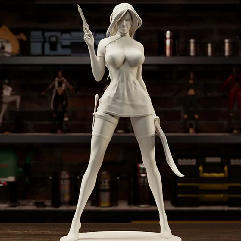 23cm-game-character-6476-assassin-3d-print-model-kit-unassembled-unpainted-custom-jigsaw-puzzle-gk-figure