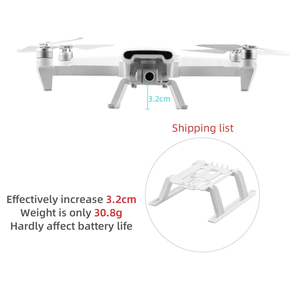 Zestaw do lądowania Quick Release dla FIMI X8 SE 2020 Drone wysokość Extender długie nogi ochraniacz na stopę stojak Gimbal Guard akcesoria