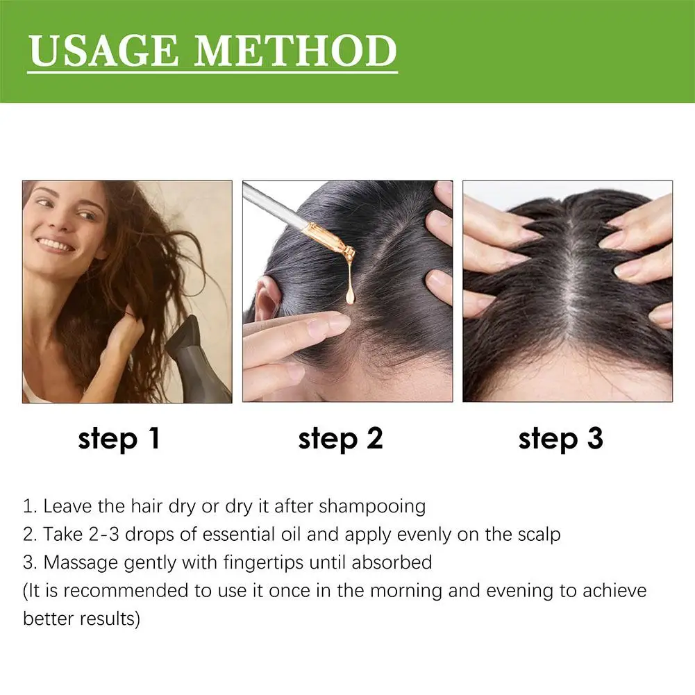 1-5PCS Rosemary oil For Hair Growth Product, Growing Hair Essential Oil Beauty Hair Care, Prevent Hair Loss Oil 50ml