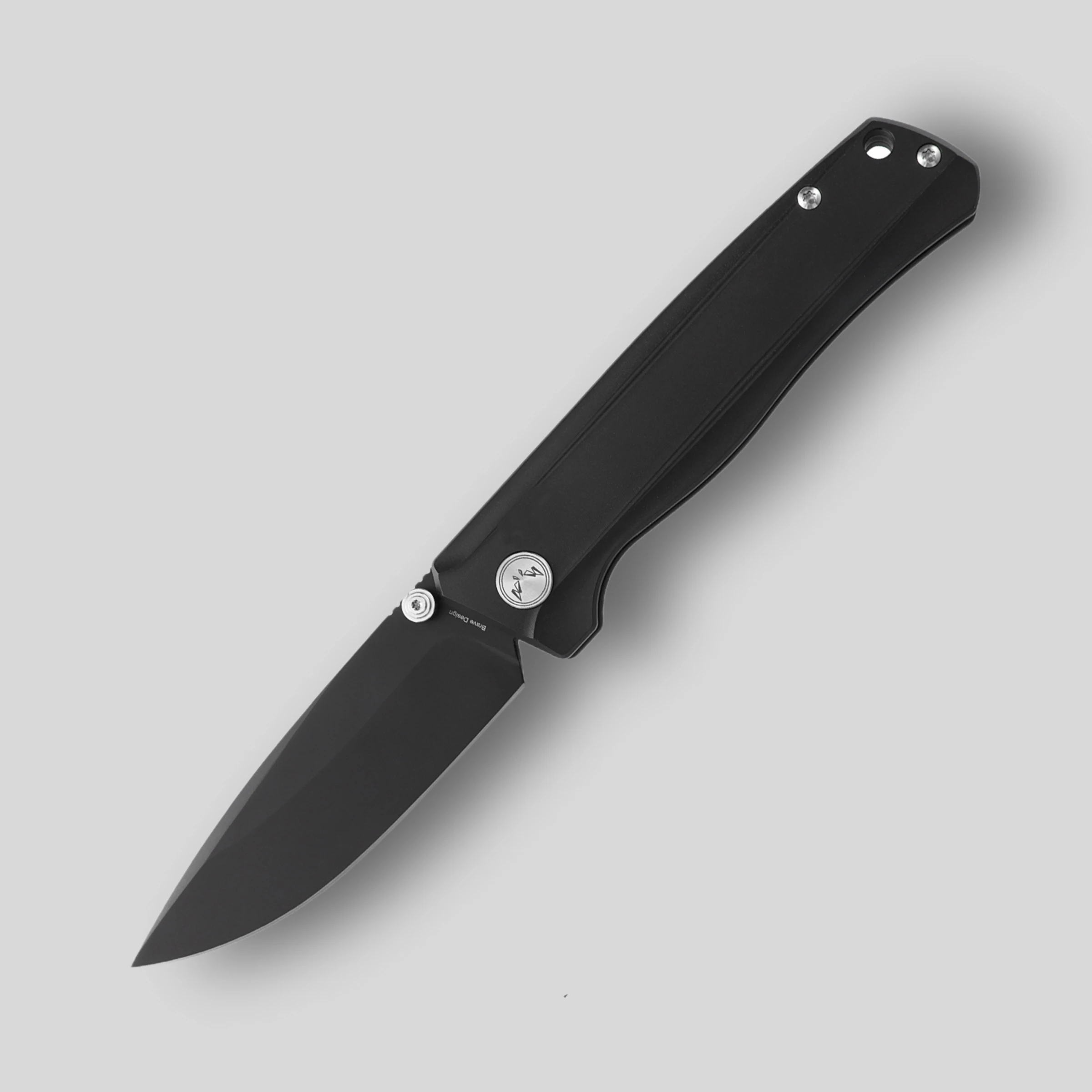 CMBMADEKNIVES Braveman Titanium Handle S35VN Steel Camping Outdoor Pocket Folding Knife EDC CMB-17B